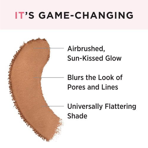 IT Cosmetics Bye Bye Pores Anti-Aging Bronzer - Diffuses Pores & Fine Lines for a Sun-Kissed Glow | 0.3 oz