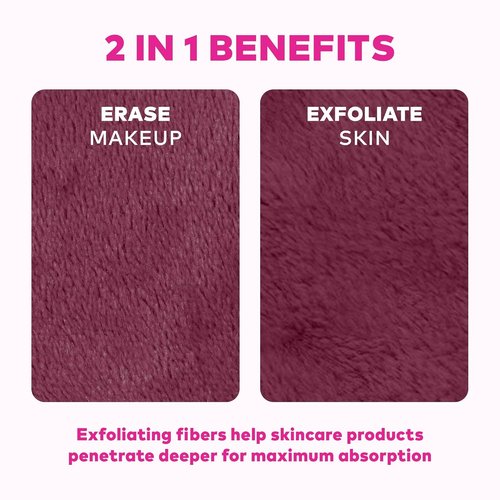 Original MakeUp Eraser - 7-Day Makeup Removal Cloth Set | Effortlessly Erase All Makeup With Water - 7 Count