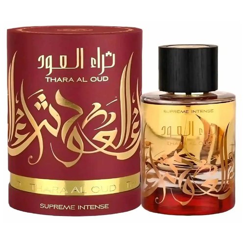 Ard Al Zaafaran Thara Al Oud Supreme Intense Eau de Parfum Spray for Unisex, 3.4 Ounce