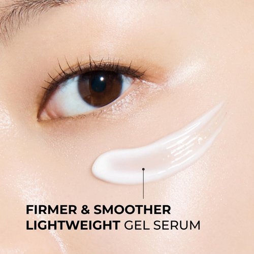 DOMINAS AtClinic Arginine-E Eye Shot Serum - Eye Bag & Puffiness Reducer with Caffeine, Niacinamide, Cooling Guasha Tip, Dark Circles & Firming, Anti-Aging, Korean Skincare, 0.67 fl oz