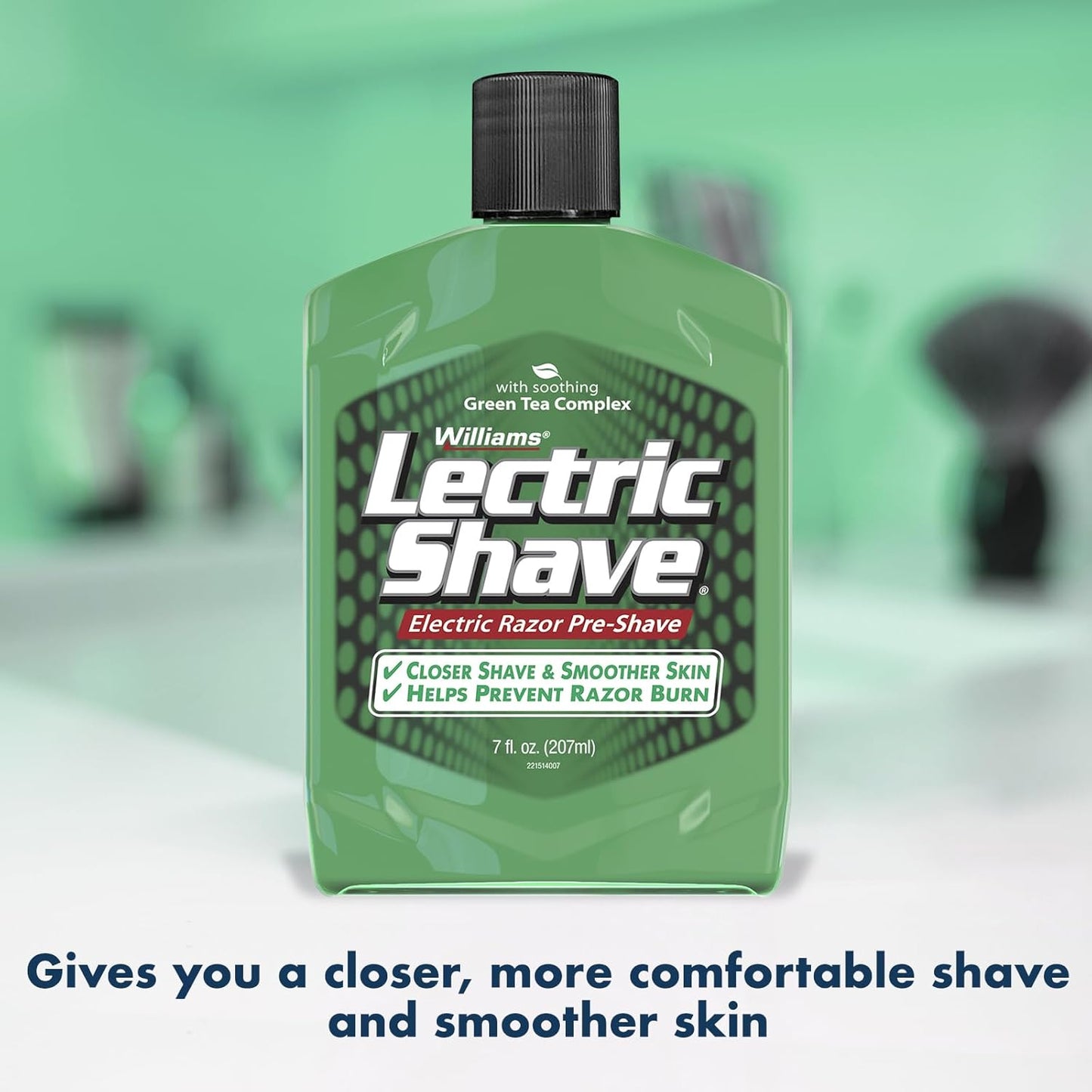 Williams Lectric Shave Pre-Shave Lotion - 7 Ounce Electric Razor Preparation