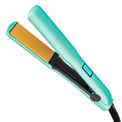 CHI Original Flat Iron Hair Straightener - Ceramic Floating Plates for Smooth Styling - 1.25" Mint Mojito