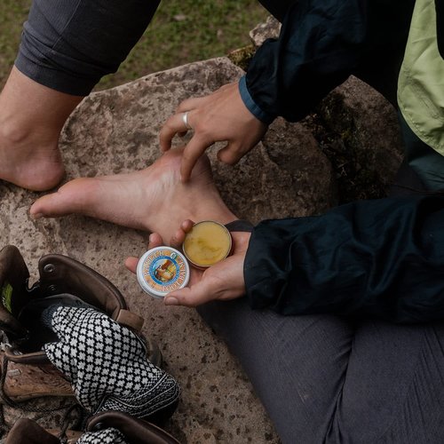 Badger Foot Balm - 100% Organic Foot Cream for Dry, Cracked Heels | Fast-Acting Treatment, 2 oz Tin, 2-Pack