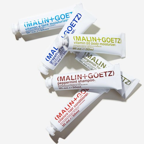 MALIN+GOETZ Travel Kit - Best-Selling Essentials for Face, Body & Hair | Vegan & Travel-Friendly (6 x 1 oz)