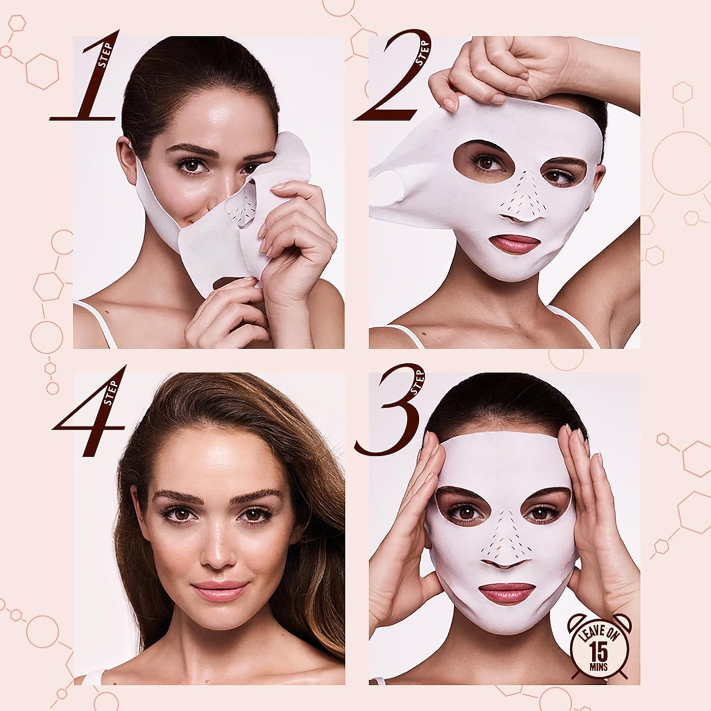 Charlotte Tilbury Instant Magic Dry Sheet Face Mask - Reusable Hydrating Mask with Niacinamide & Peptides - Smooths, Brightens & Plumps (1 Count)