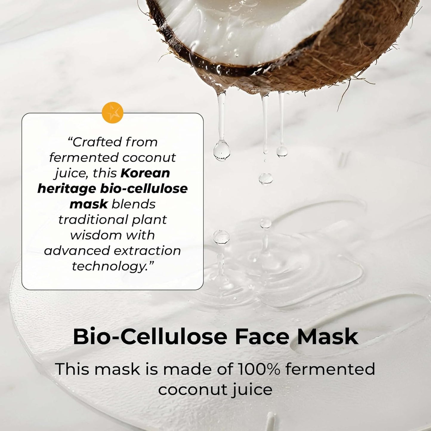 STARSKIN After Party Bio-Cellulose Brightening Face Mask - Energizing & Soothing | 1x40g, All Skin Types