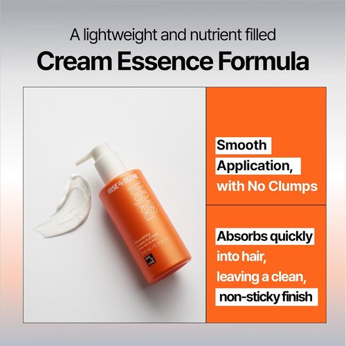 Mise En Scene Perfect Base Up Essence - Lightweight Leave-In Conditioner for Frizzy Hair | Fast Absorbing Cream | 6.76 Fl. Oz.