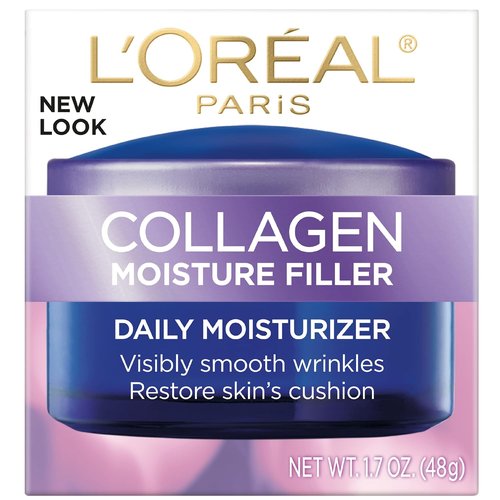 L’Oreal Paris Collagen Face Moisturizer - Anti-Aging Cream for Wrinkle Reduction | 1.7 oz