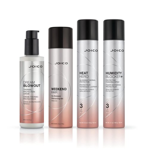 Joico Heat Hero Glossing Thermal Protector - Protects Against Heat, Humidity & UV | Paraben & Sulfate Free