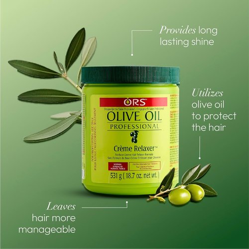 ORS Olive Oil Creme Relaxer - Professional Normal Strength | 18.75 Ounces for Smooth Hair