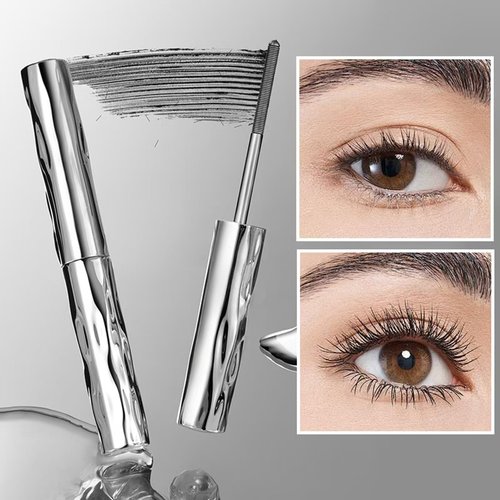 Iron Wand Mascara – Telescopic Tubing Mascara, Liquid Lash Extensions Effect, Waterproof & Long-Lasting, No Flaking, No Clumping, 3D Curling Wand for Bold, Defined Lashes