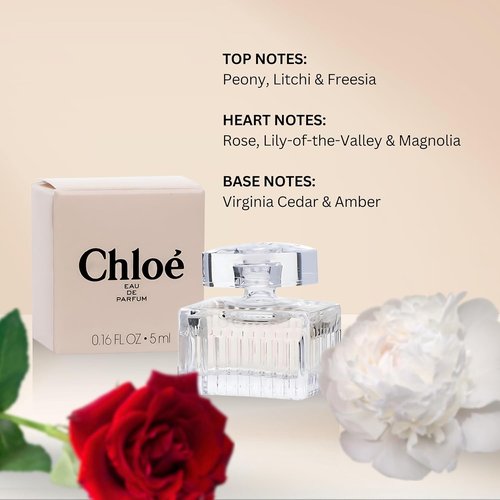 Chloe Perfume for Women - EDP Mini Splash 0.16 Fl Oz | Elegant Fragrance for Daily Wear