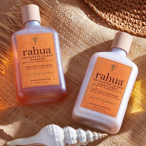 Rahua Enchanted Island Shampoo & Conditioner - Nourishing Formula for All Hair Types | 9.3 Fl Oz