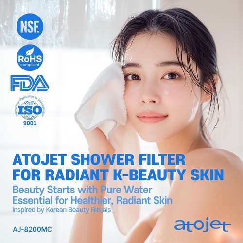 Atojet Showerhead Replacement Filters - Pure Carbon Filters (5-Pack) | Inspired by Korea's Beauty Culture