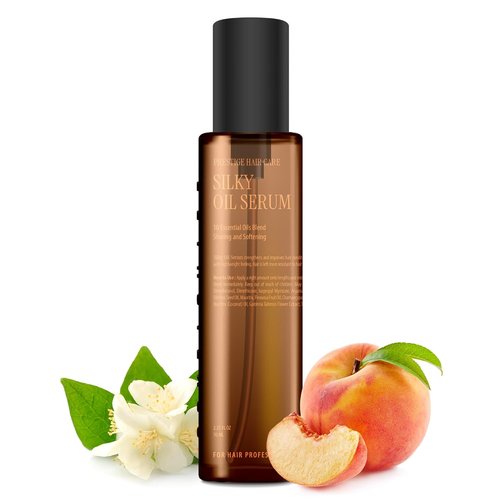 CURLYSHYLL Silky Oil Serum - Lightweight Leave-In Hair Oil for Frizz Control | Non-Greasy, 70ml