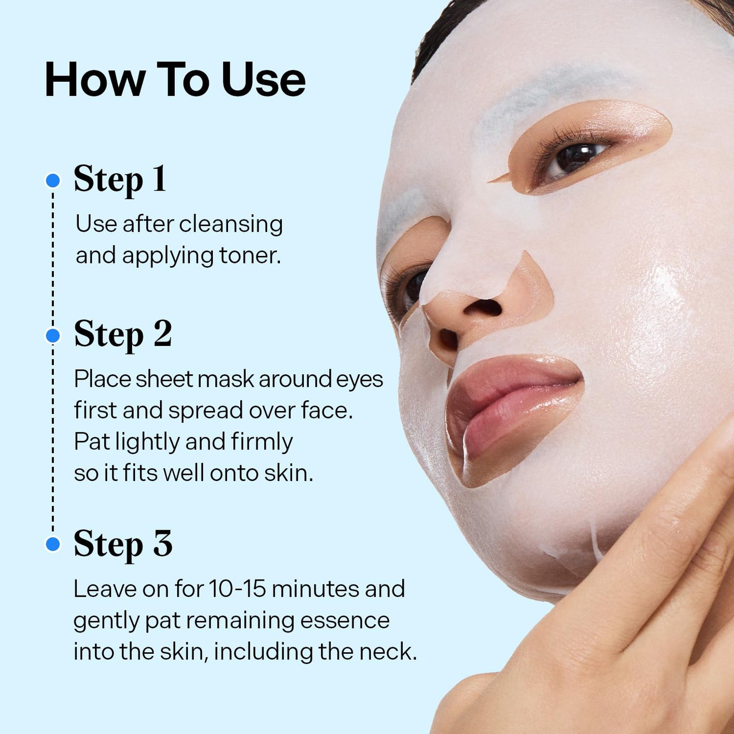Torriden DIVE IN Hyaluronic Acid Facial Mask - Deep Hydration Korean Sheet Mask (10 Sheets) | Panthenol & Allantoin