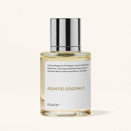 Dossier Aquatic Coconut Fragrance - Inspired by Maison Margiela's Replica Beach Walk | Fresh & Tropical Scent