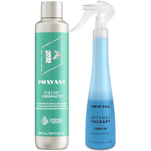 PRAVANA Volume Vibrance Conditioner - Lightweight Volume & Fullness for Fine Color-Treated Hair | Strengthens & Reduces Breakage | Vegan Formula
