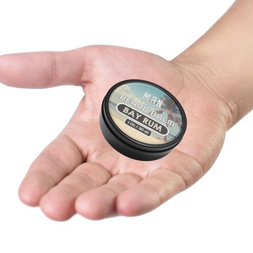 Bay Rum Beard Balm - Nourishing Leave-In Conditioner with Shea Butter & Beeswax | 1 oz