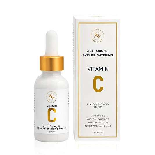 Skiennix Vitamin C Serum - Brightening Dark Spot Corrector with Niacinamide & Retinol, 1 oz.