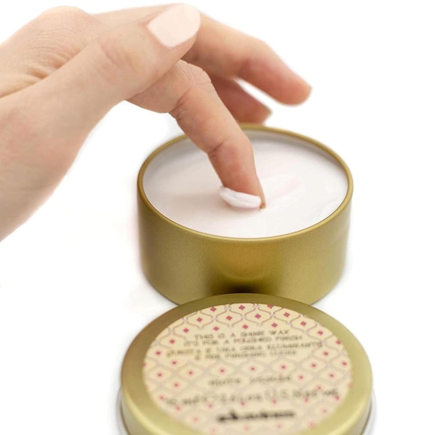 Davines Shine Wax - Light Hold Creamy Wax for Glossy Finish & Sleek Styles | 2.54 Fl Oz