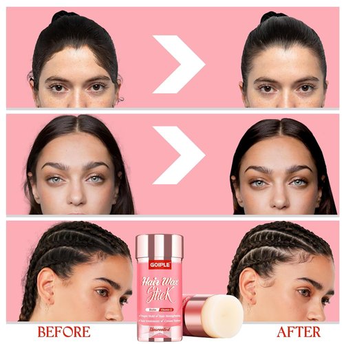 Goiple Hair Wax Stick - Long-Lasting Styling Pomade for Adults & Kids | No Residue, Smooths Flyaways & Frizz