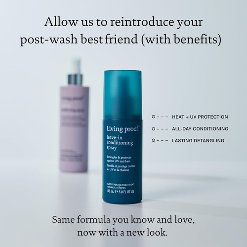 Living Proof Leave-In Conditioning Spray - Strengthening Detangler with Heat Protection for All Hair Types