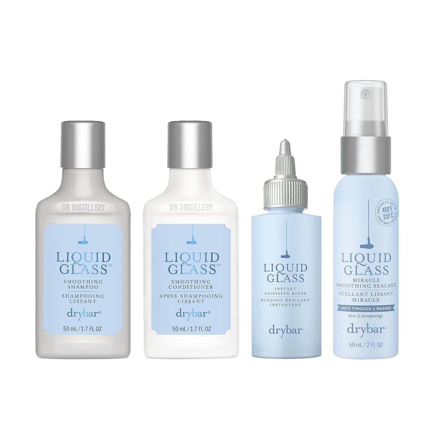 Drybar Glossy Gang On-The-Go Kit - Essential Hair Care Set for Shine & Smoothness