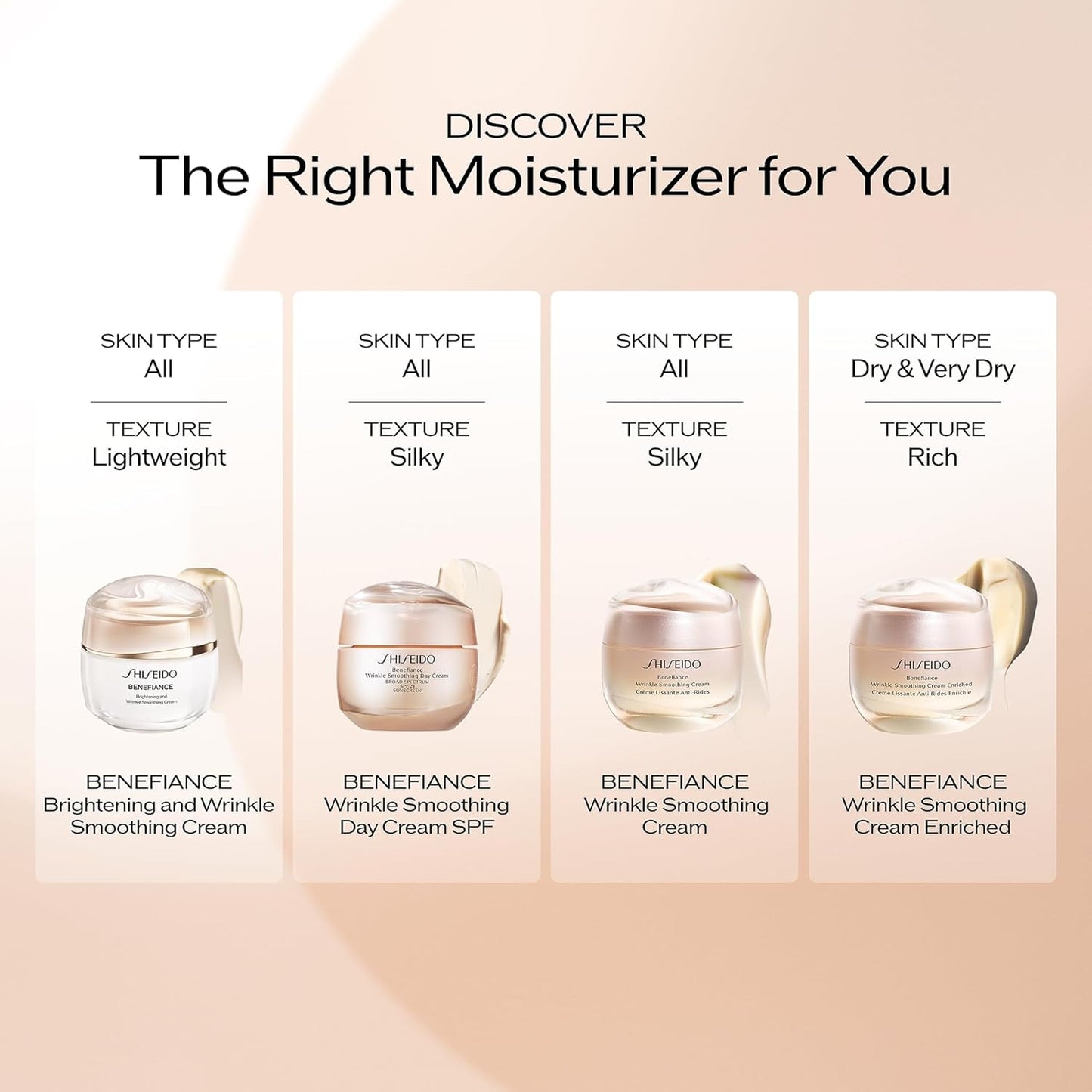 Shiseido Benefiance Brightening & Wrinkle Smoothing Cream - Plant-Based Retinol Moisturizer for Dark Spots & Wrinkles - 24HR Hydration, Non-Comedogenic