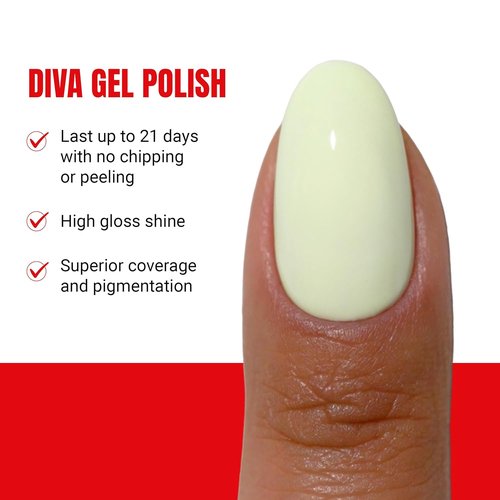DND Gel Polish Coquette Collection - UV/LED Gel & Air Dry Nail Lacquer Duo, 105 Pastel Pear, 0.5 Fl Oz