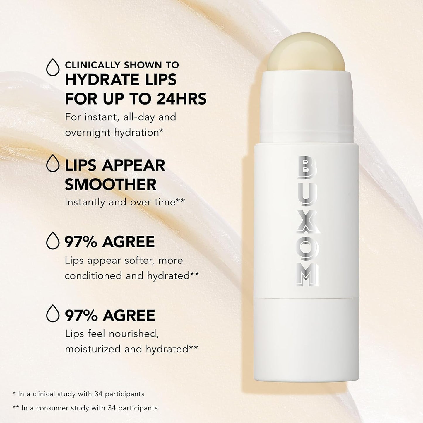 BUXOM Power-Full Plumping Lip Balm - Intense Hydration & Repair for Luscious Lips
