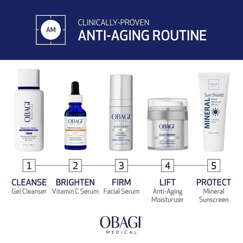 Obagi ELASTIderm Facial Serum - Firming Serum with Bi-Mineral Complex for Youthful Skin