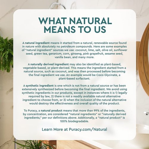 Puracy Scalp Scrub - 99.96% Natural Exfoliator for Dry & Itchy Scalp | Refreshing Mint Formula
