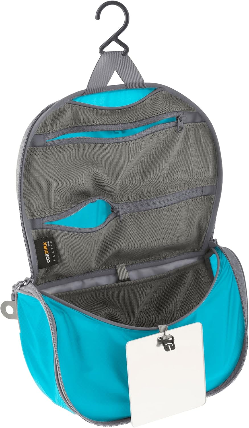 Sea to Summit Hanging Toiletry Bag - Compact Travel Organizer for Minimalist Adventures | Atoll Blue