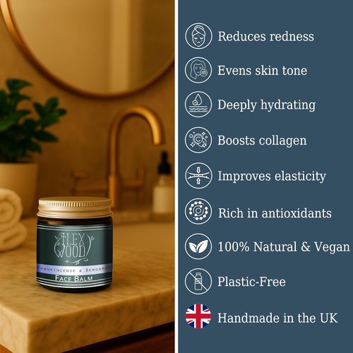 Frankincense & Bergamot Gift Set - Natural Face Cream & Serum for Men & Women | Vegan, Anti-Aging, Moisturizing