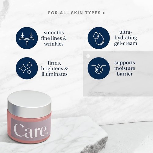 Care Skincare Deep Moisture Fix - Hydrating Water Cream with Hyaluronic Acid | Oil-Free, Fragrance-Free, 1.7 oz.