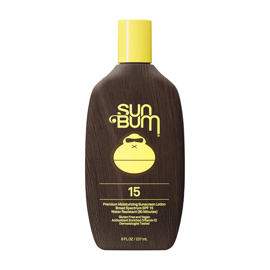 Sun Bum Original SPF 15 Sunscreen Body Lotion - Broad Spectrum Moisturizing Formula with Vitamin E - 8 oz