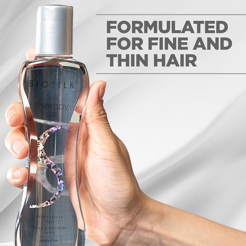 BioSilk Silk Therapy Lite - Leave-In Treatment for Fine & Thin Hair | Sulfate-Free, 5.64 Oz