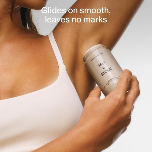 Salt & Stone Aluminum Free Deodorant - Extra Strength 48 Hour Protection for Men & Women | Santal & Vetiver Scent