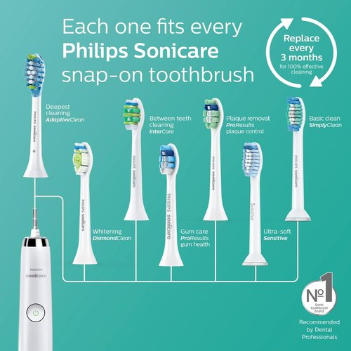 Philips Sonicare Electric Toothbrush - Plaque Control Rechargeable, HX6211 Model