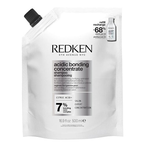 Redken Bonding Shampoo - Acidic Bonding Concentrate for Damaged Hair Repair | 16.9 Fl. Oz.