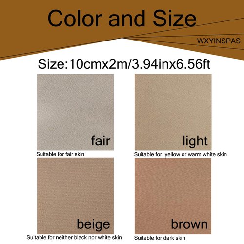 Tattoo Cover Up Tape, 1 Roll Ultra Thin Patches for Concealing Tattoos, Scars, Birthmarks, Invisible, Waterproof, Breathable Makeup Skin Tone Concealer Stickers for Flawless Coverage (10cmx2m,fair)