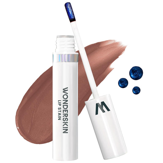 Wonderskin Wonder Blading Lip Stain Peel Off Masque - Long Lasting Waterproof Brown Tint | Matte Finish
