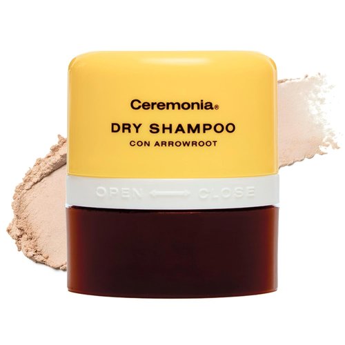 Ceremonia Dry Shampoo - Non-Aerosol Oil-Absorbing Powder with Arrowroot & Aloe Vera | 0.35 Oz