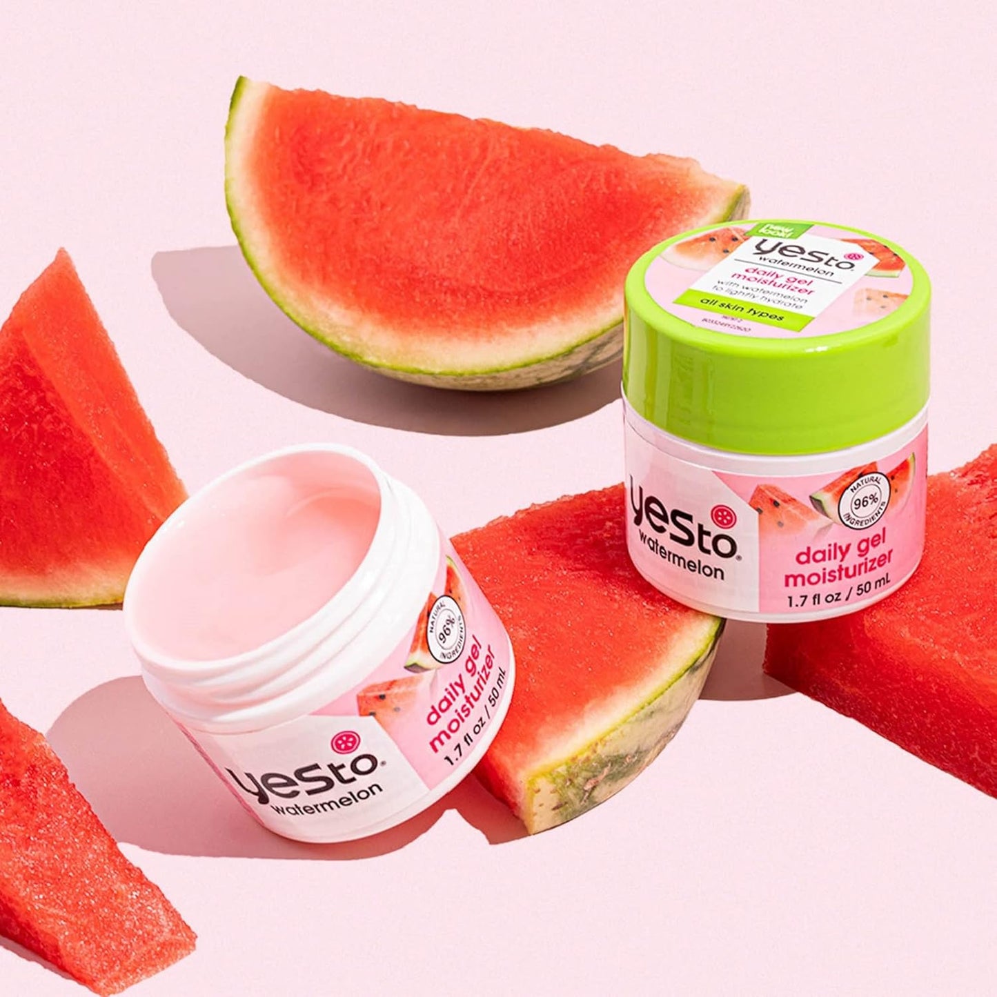 Yes To Watermelon Daily Gel Moisturizer - Plumping & Refreshing Formula with Antioxidants | 1.7 Fl Oz