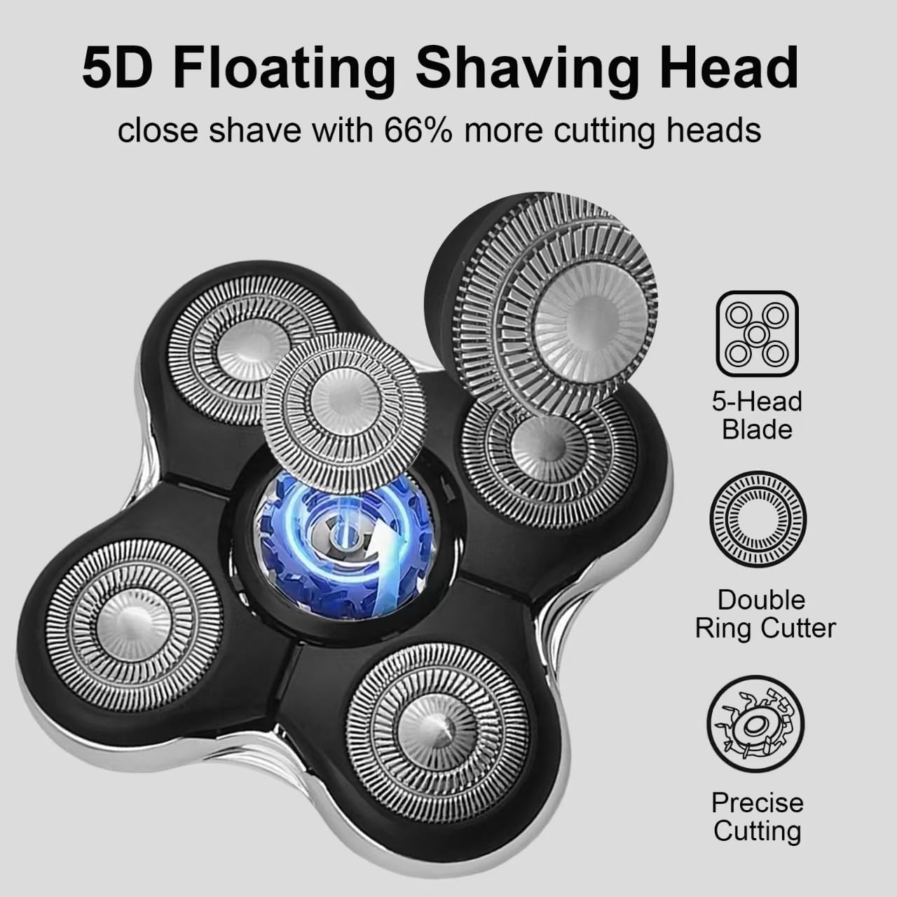 Balder Pro Replacement Head - Compatible with Remington XR7000 Shaver | 5 Precision Blades for Bald Men - 2PCS