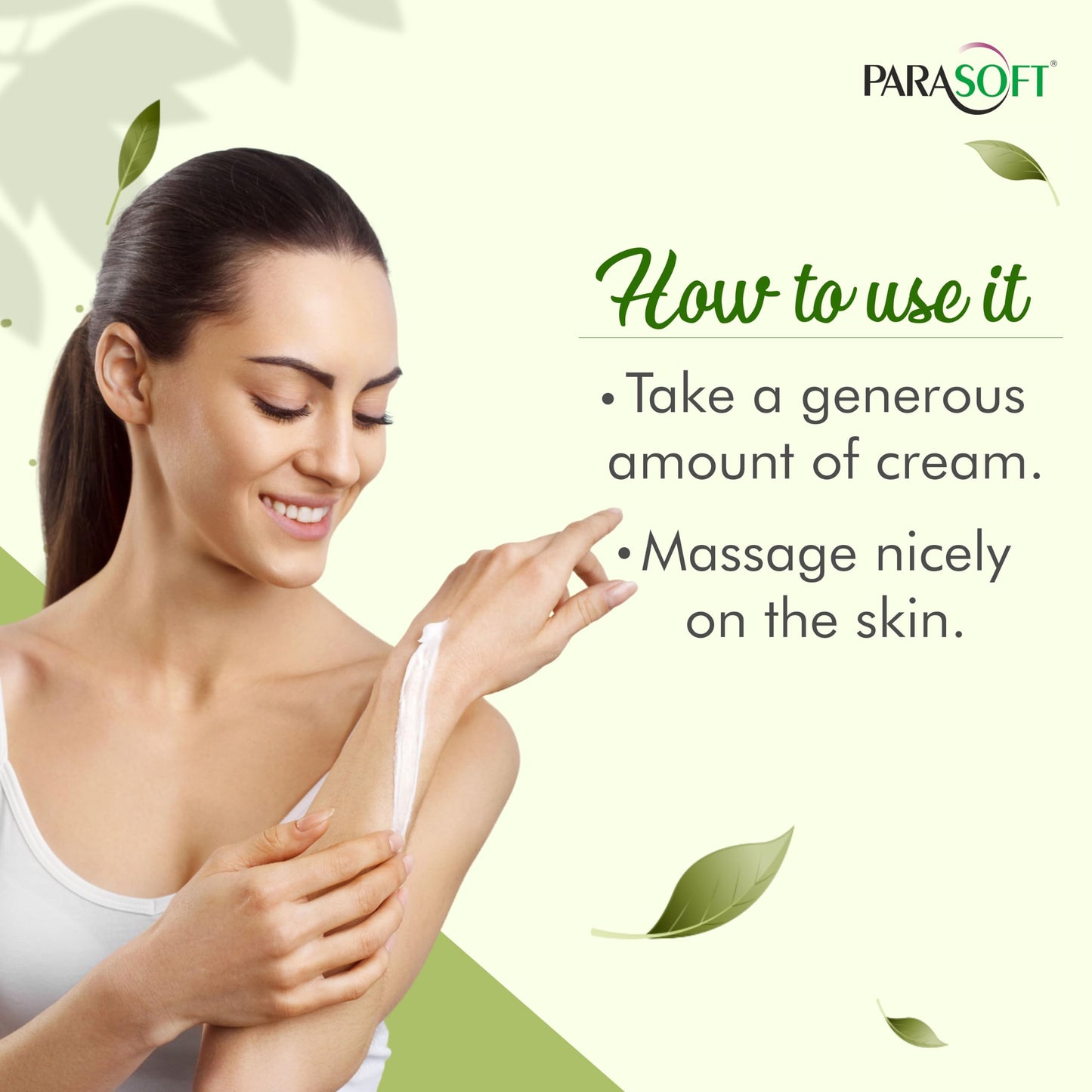 Parasoft Cream for Dry & Dehydrated Skin Intense Moisturizer, Nourishing Cold Cream & Winter Cream Goodness of Aloe vera for both Men & Women - 60GM (Pack of 4)