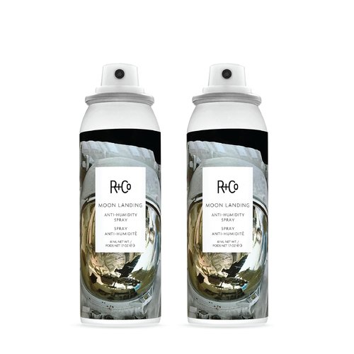 R&Co Moon Landing Anti-Humidity Spray | Frizz Control & Flexible Hold for Smooth Hair - 1.7oz (Pack of 2)