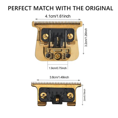BaBylissPRO Replacement DOLD 2.0 Blades - Golden Steel Knife for FX787 & FX726 Hair Trimmers