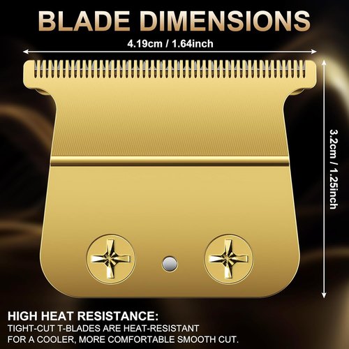 BaByliss Replacement Hair Trimmer Blades - Precision T-Blades for FX787, FX799, FX726, FX729, FX707Z - Long-Lasting Performance